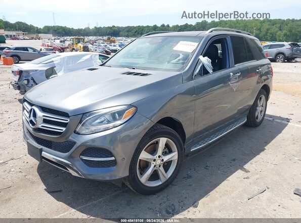 4JGDA5HB2JB087175 2018 MERCEDES-BENZ GLE 350 Gray Vista tres cuartos delantera izquierda