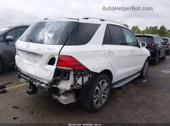 4JGDA5HB3HA950579 2017 MERCEDES-BENZ GLE 350 White Հետևի աջ