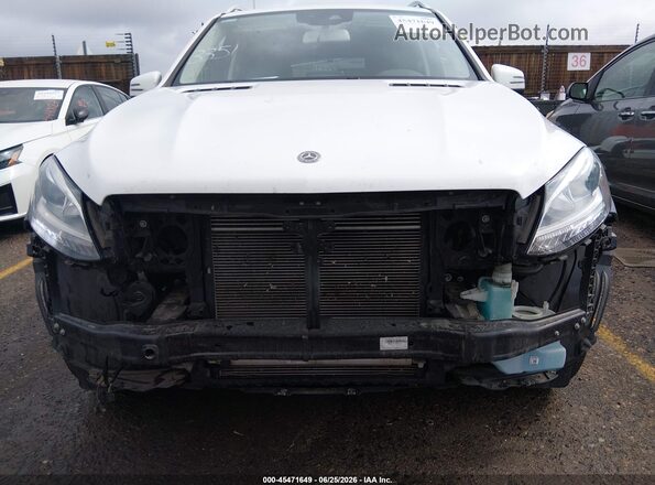 4JGDA5HB3HA950579 2017 MERCEDES-BENZ GLE 350 White Դիմացի տեսք