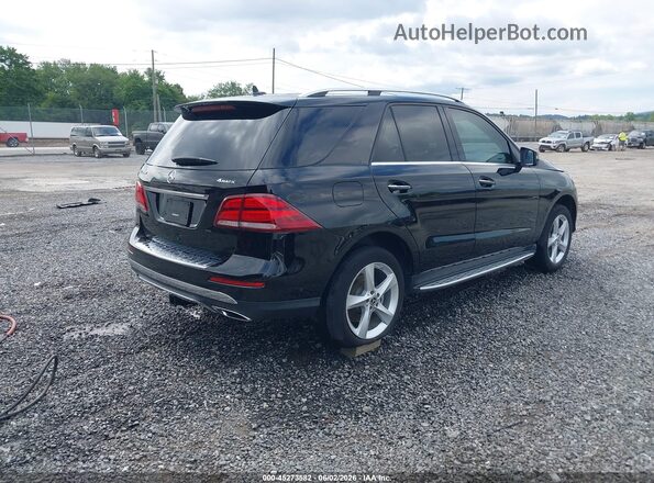 4JGDA5HB3HA951019 2017 MERCEDES-BENZ GLE 350 Black Tył prawy