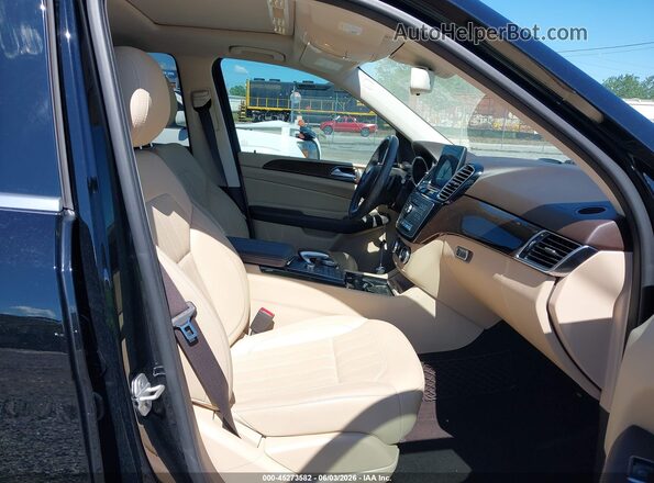 4JGDA5HB3HA951019 2017 MERCEDES-BENZ GLE 350 Black Widok wnętrza z przodu