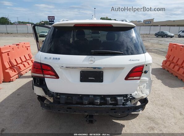4JGDA5HB3HA963168 2017 MERCEDES-BENZ GLE 350 White Front view