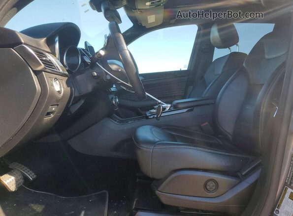 4JGDA5HB3JB071230 2018 MERCEDES-BENZ GLE Gray Widok wnętrza z przodu