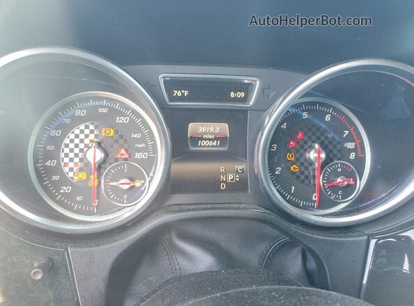 4JGDA5HB3JB071230 2018 MERCEDES-BENZ GLE Gray Widok zestawu wskaźników
