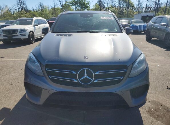 4JGDA5HB3JB071230 2018 MERCEDES-BENZ GLE Gray Widok z przodu