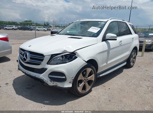 4JGDA5HB3JB116165 2018 MERCEDES-BENZ GLE 350 White Առջևի ձախ երեք քառորդ տեսարան