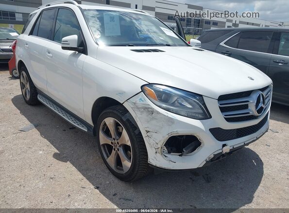 4JGDA5HB3JB116165 2018 MERCEDES-BENZ GLE 350 White Դիմացի տեսք