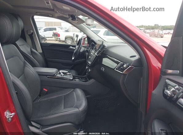 4JGDA5HB3JB117462 2018 MERCEDES-BENZ GLE 350 Red წინა სალონის ხედი