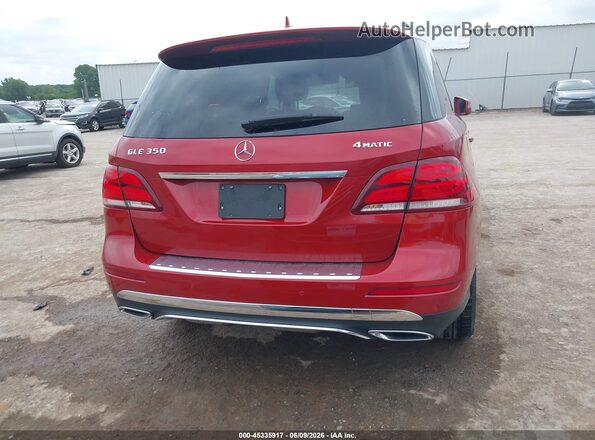 4JGDA5HB3JB117462 2018 MERCEDES-BENZ GLE 350 Red 