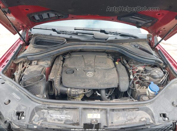 4JGDA5HB3JB117462 2018 MERCEDES-BENZ GLE 350 Red უკანა ხედი