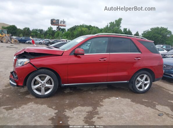 4JGDA5HB3JB117462 2018 MERCEDES-BENZ GLE 350 Red სალონის 360-გრადუსიანი ხედი