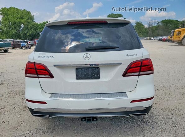 4JGDA5HB3JB120250 2018 MERCEDES-BENZ GLE White Հետևի տեսք