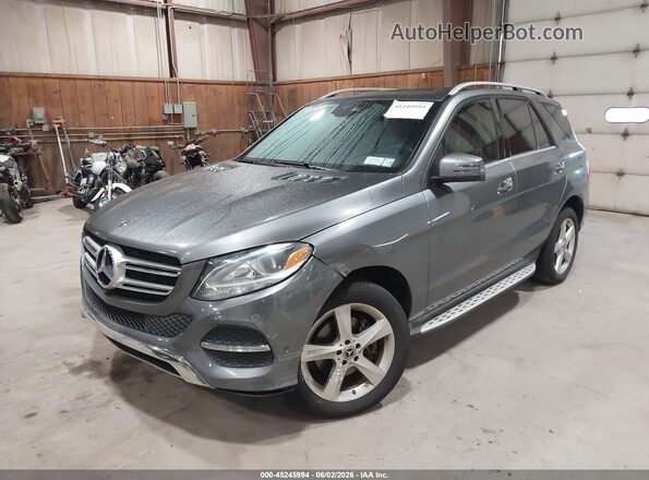 4JGDA5HB3JB158996 2018 MERCEDES-BENZ GLE 350 Серый Передняя левая четверть
