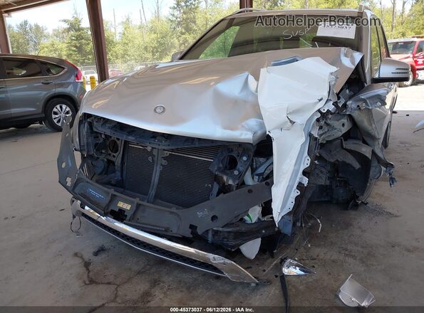 4JGDA5HB4GA662228 2016 MERCEDES-BENZ GLE 350 Silver Widok z przodu