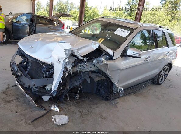 4JGDA5HB4GA662228 2016 MERCEDES-BENZ GLE 350 Silver Przód lewy
