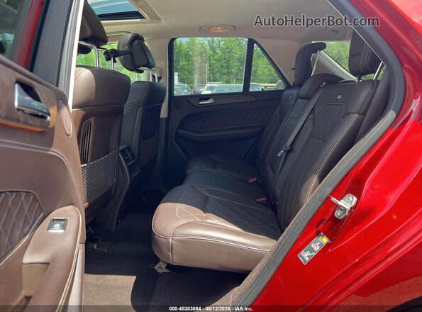 4JGDA5HB4GA700587 2016 MERCEDES-BENZ GLE 350 Красный Вид наклейки с VIN-кодом