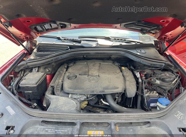 4JGDA5HB4GA700587 2016 MERCEDES-BENZ GLE 350 Красный Вид сзади