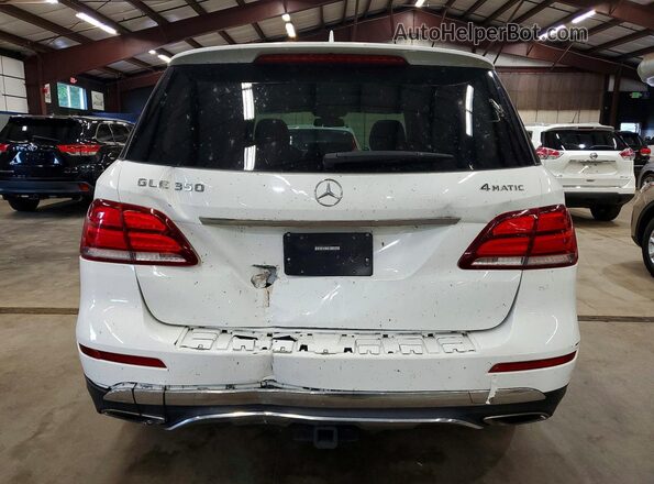 4JGDA5HB4GA708916 2016 MERCEDES-BENZ GLE White Widok z tyłu