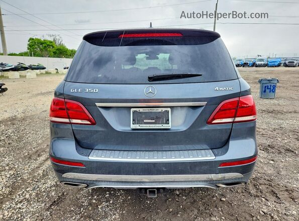 4JGDA5HB4GA728910 2016 MERCEDES-BENZ GLE Gray Հետևի տեսք