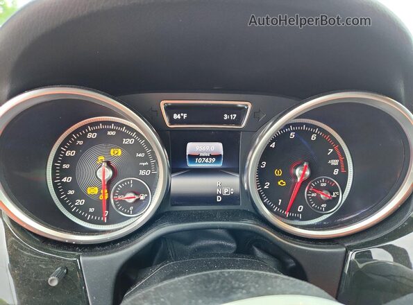 4JGDA5HB4GA728910 2016 MERCEDES-BENZ GLE Gray Սարքավորումների վահանակի տեսք