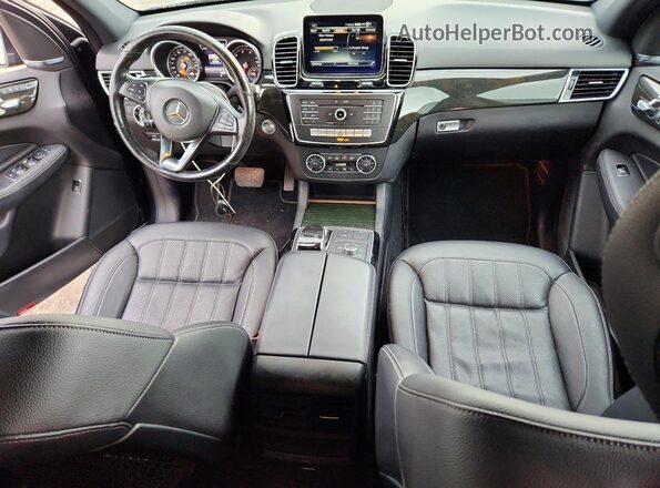 4JGDA5HB4GA728910 2016 MERCEDES-BENZ GLE Gray Առջևի վահանակի տեսք