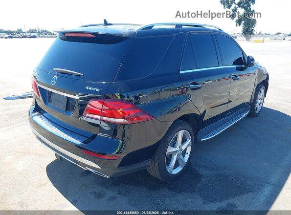 4JGDA5HB4GA762670 2016 MERCEDES-BENZ GLE 350 Black Задня права чверть