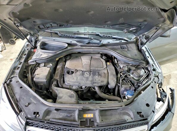 4JGDA5HB4HA949375 2017 MERCEDES-BENZ GLE Gray ძრავის განყოფილების ხედი