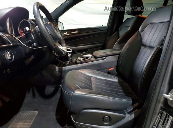 4JGDA5HB4HA949375 2017 MERCEDES-BENZ GLE Gray წინა სალონის ხედი