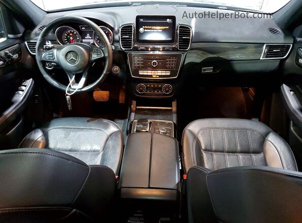 4JGDA5HB4HA949375 2017 MERCEDES-BENZ GLE Gray წინა პანელის ხედი
