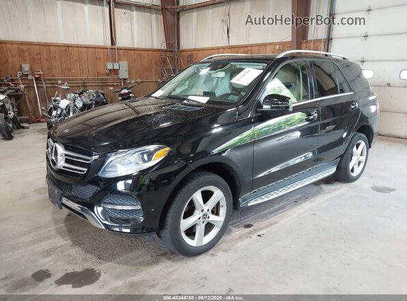 4JGDA5HB4JB012509 2018 MERCEDES-BENZ GLE 350 Black Передня ліва чверть