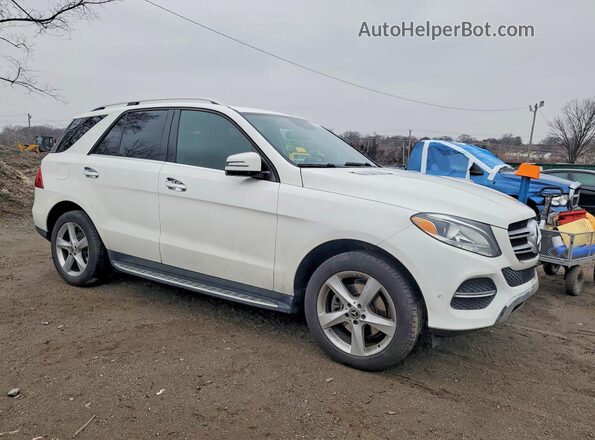 4JGDA5HB4JB165116 2018 MERCEDES-BENZ GLE Белый Передняя правая четверть