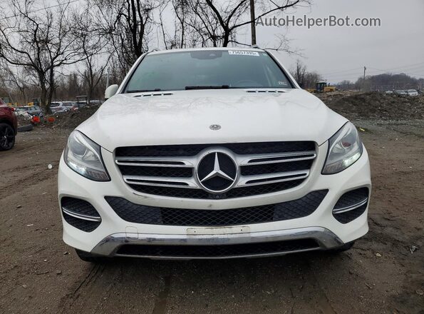 4JGDA5HB4JB165116 2018 MERCEDES-BENZ GLE Белый Вид спереди