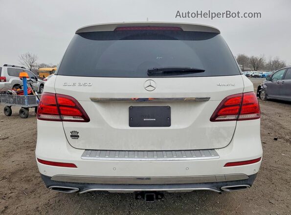 4JGDA5HB4JB165116 2018 MERCEDES-BENZ GLE Белый Вид сзади