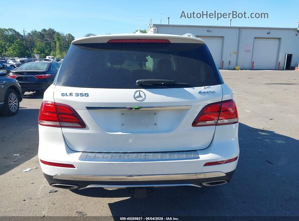 4JGDA5HB5GA642702 2016 MERCEDES-BENZ GLE 350 White 