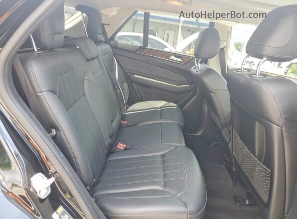 4JGDA5HB5GA678017 2016 MERCEDES-BENZ GLE Black Rear interior view