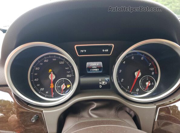 4JGDA5HB5HA863525 2017 MERCEDES-BENZ GLE Black Widok zestawu wskaźników