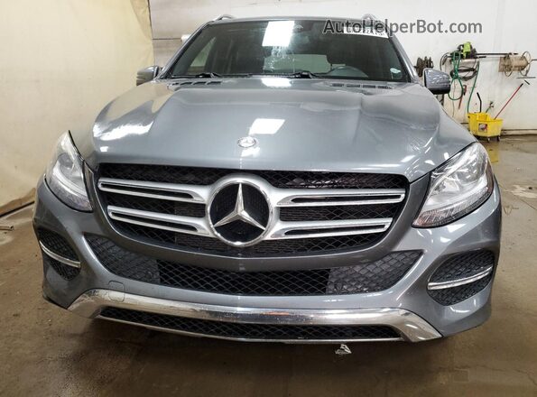 4JGDA5HB5HA885847 2017 MERCEDES-BENZ GLE Gray წინა ხედი