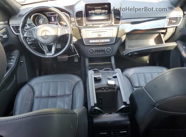 4JGDA5HB5HA885847 2017 MERCEDES-BENZ GLE Gray წინა პანელის ხედი