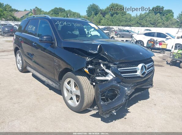 4JGDA5HB5HA901920 2017 MERCEDES-BENZ GLE 350 Black Widok z przodu