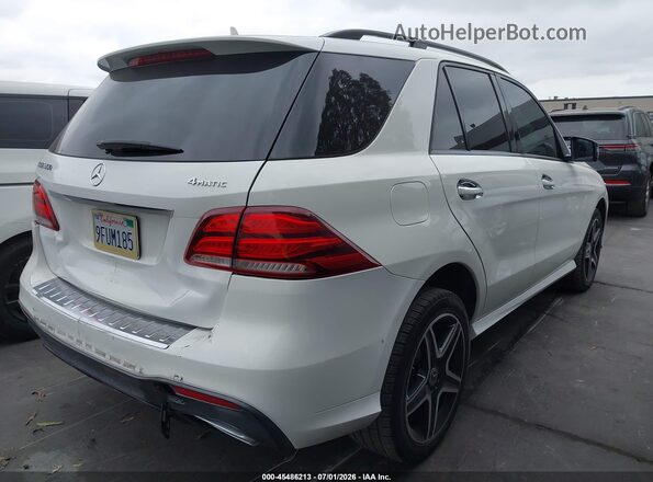 4JGDA5HB5HA913159 2017 MERCEDES-BENZ GLE 350 White Задня права чверть