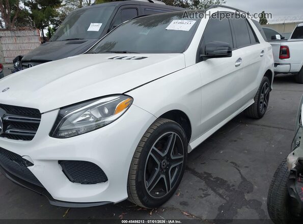 4JGDA5HB5HA913159 2017 MERCEDES-BENZ GLE 350 White Передня ліва чверть