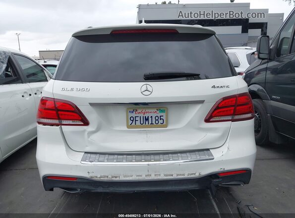 4JGDA5HB5HA913159 2017 MERCEDES-BENZ GLE 350 White 