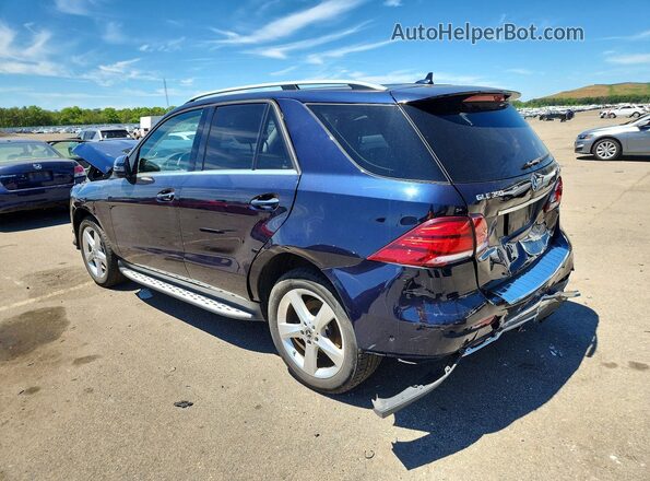 4JGDA5HB5JB065803 2018 MERCEDES-BENZ GLE Синий Задняя левая четверть