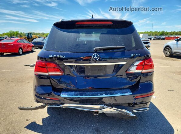 4JGDA5HB5JB065803 2018 MERCEDES-BENZ GLE Синий Вид сзади