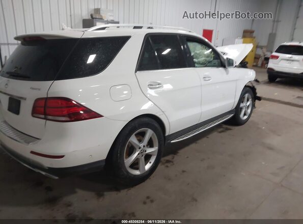 4JGDA5HB5JB068720 2018 MERCEDES-BENZ GLE 350 White Tył prawy