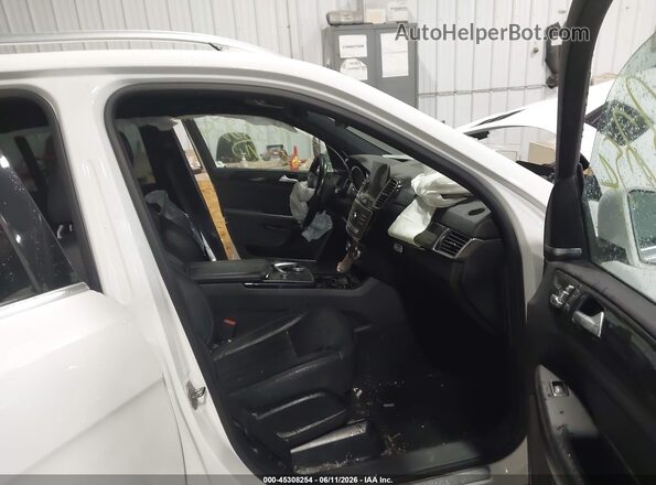 4JGDA5HB5JB068720 2018 MERCEDES-BENZ GLE 350 White Widok wnętrza z przodu