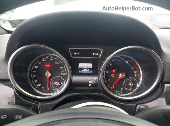 4JGDA5HB5JB127135 2018 MERCEDES-BENZ GLE White Вид щитка приладів