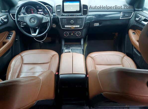4JGDA5HB5JB127135 2018 MERCEDES-BENZ GLE White Вид панелі приладів