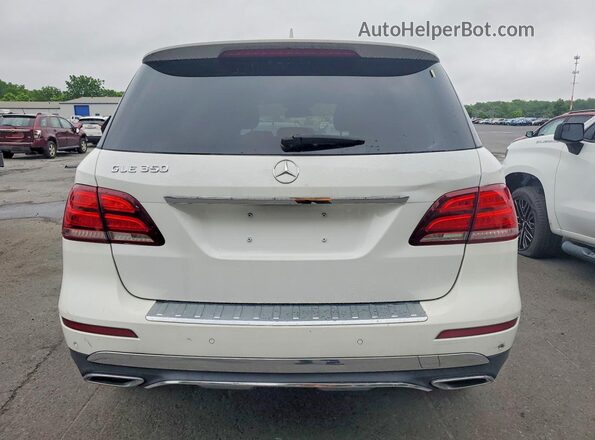 4JGDA5HB5JB127135 2018 MERCEDES-BENZ GLE White Вид ззаду