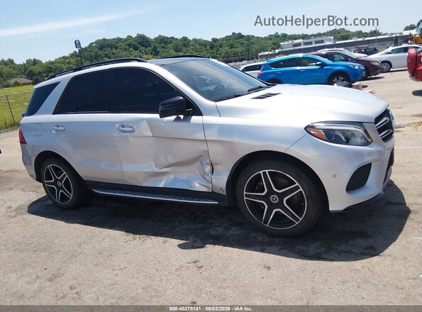 4JGDA5HB5JB180045 2018 MERCEDES-BENZ GLE 350 Silver Widok z przodu